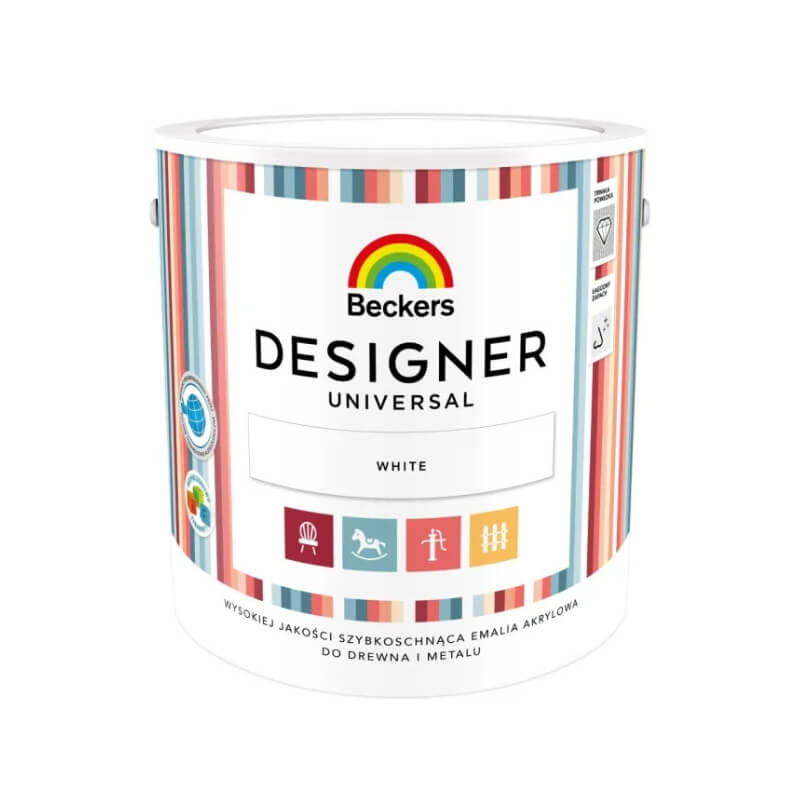 najlepsza farba do malowania mebli z okleiny - Beckers Designer Universal