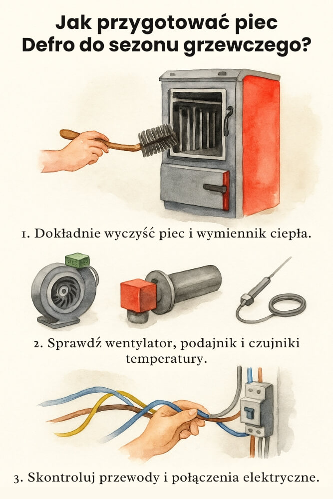 jak przygotować piec Defro na zimę