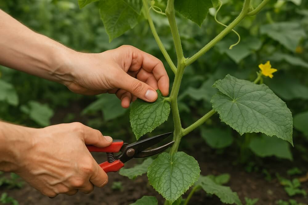 pielęgnacja ogórków jesiennych