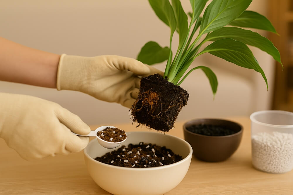 podłoże dla skrzydłokwiatu