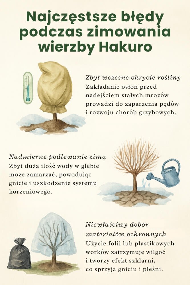błędy w zimowaniu wierzby hakuro 