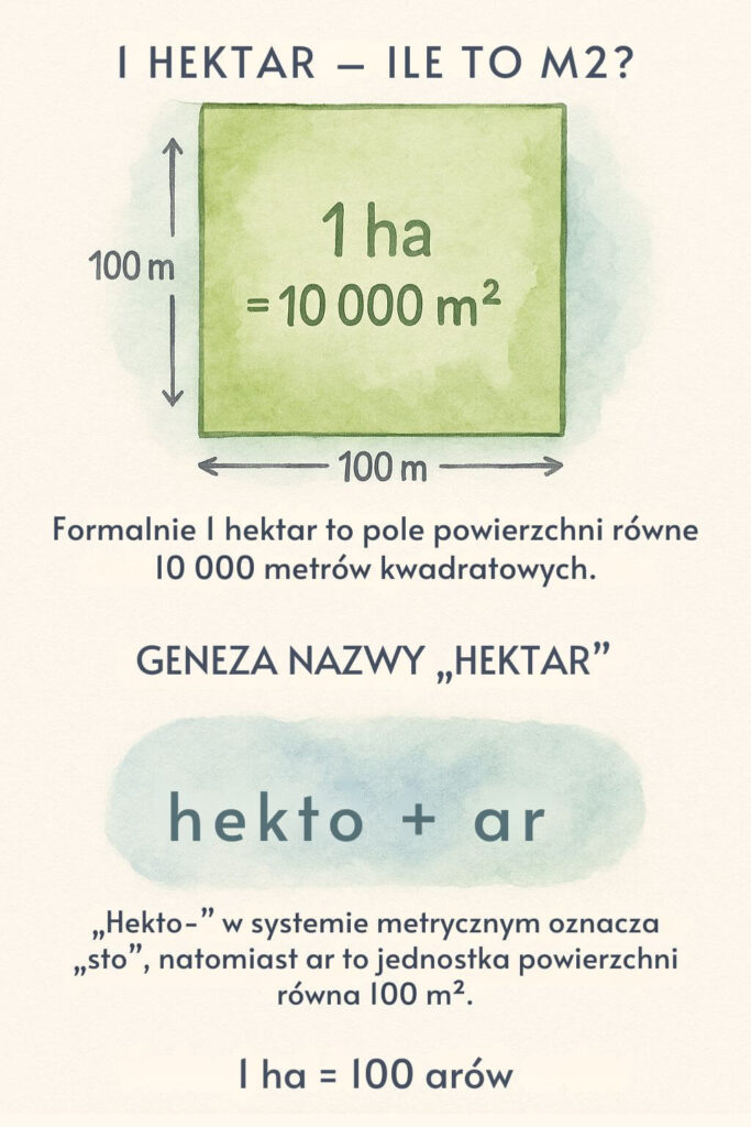 1 hektar – ile to m2? Wyjaśnienie