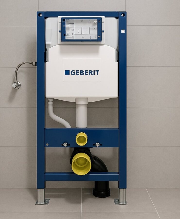 Geberit – regulacja ilości wody. Instrukcja krok po kroku