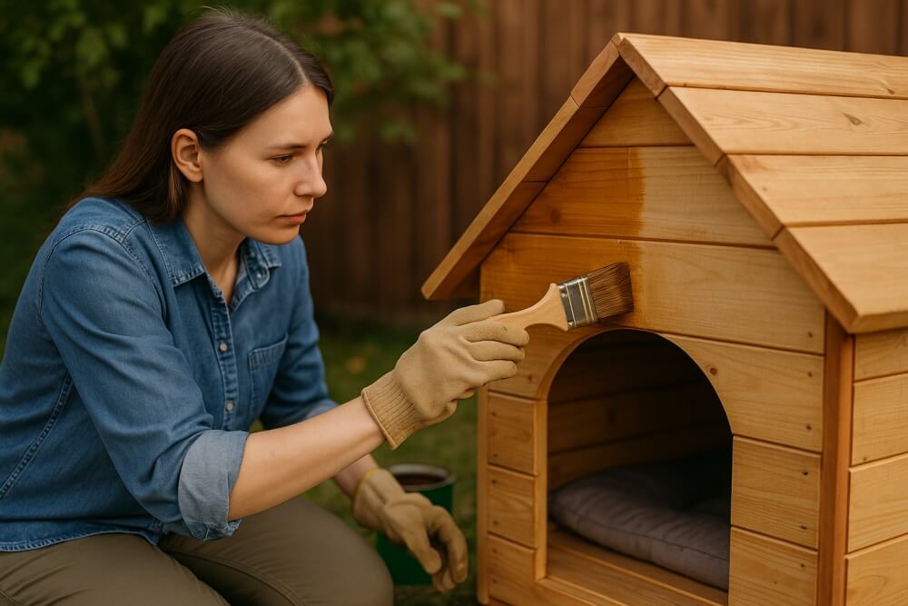 impregnowanie i konserwacja budy dla psa