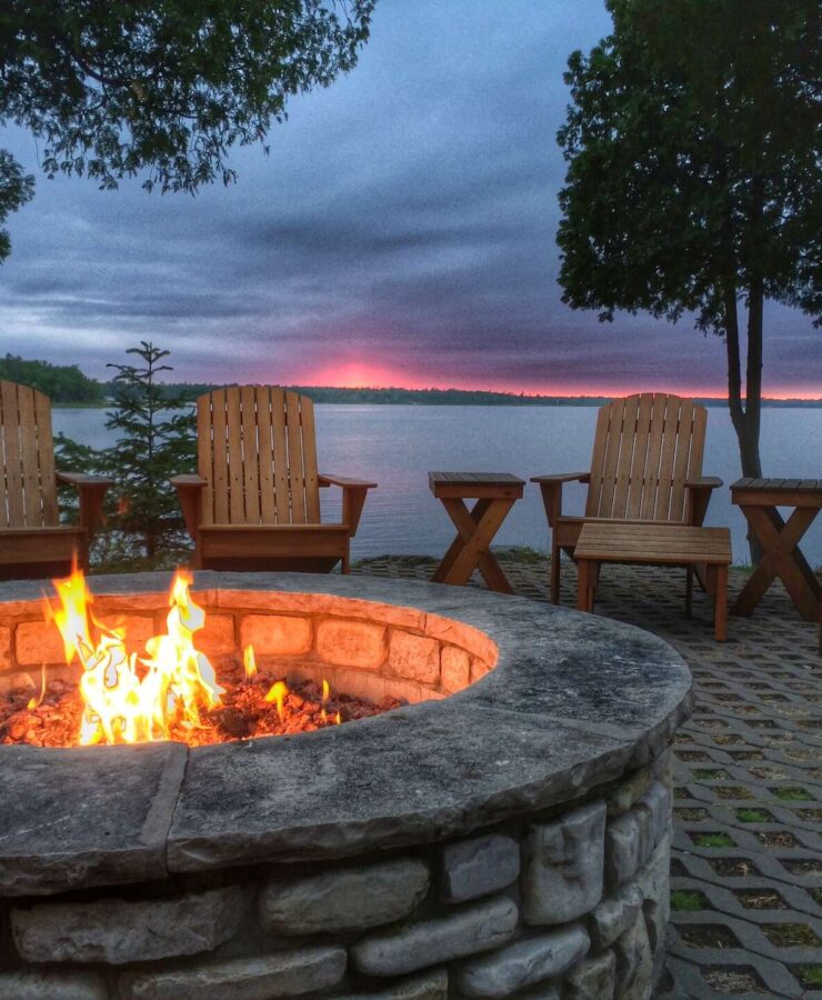 Ognisko w ogrodzie z kamieni DIY – instrukcja krok po kroku