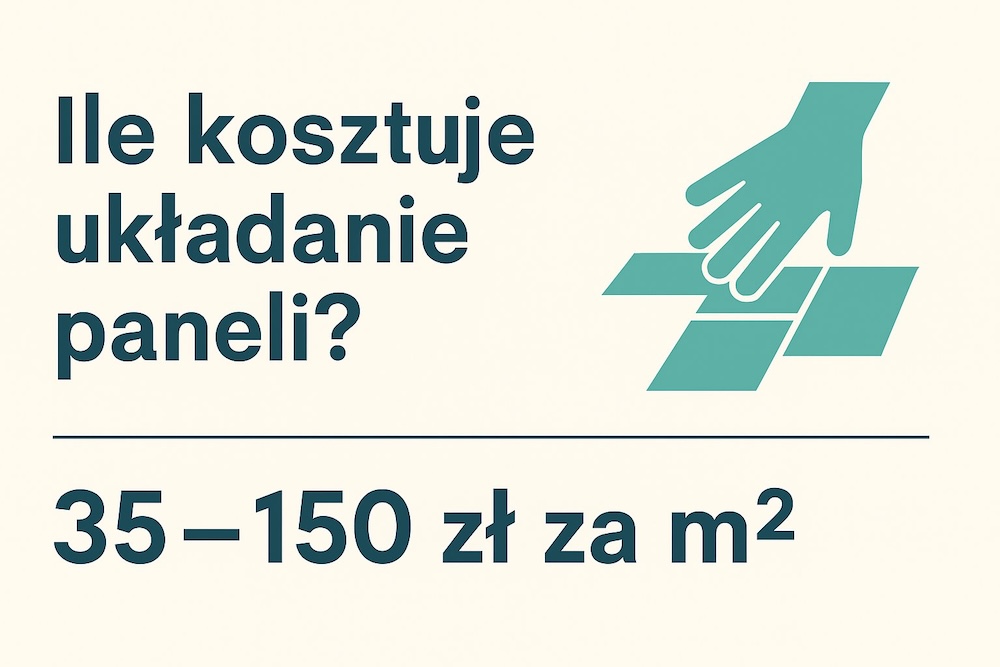 układanie paneli - cena za m2 