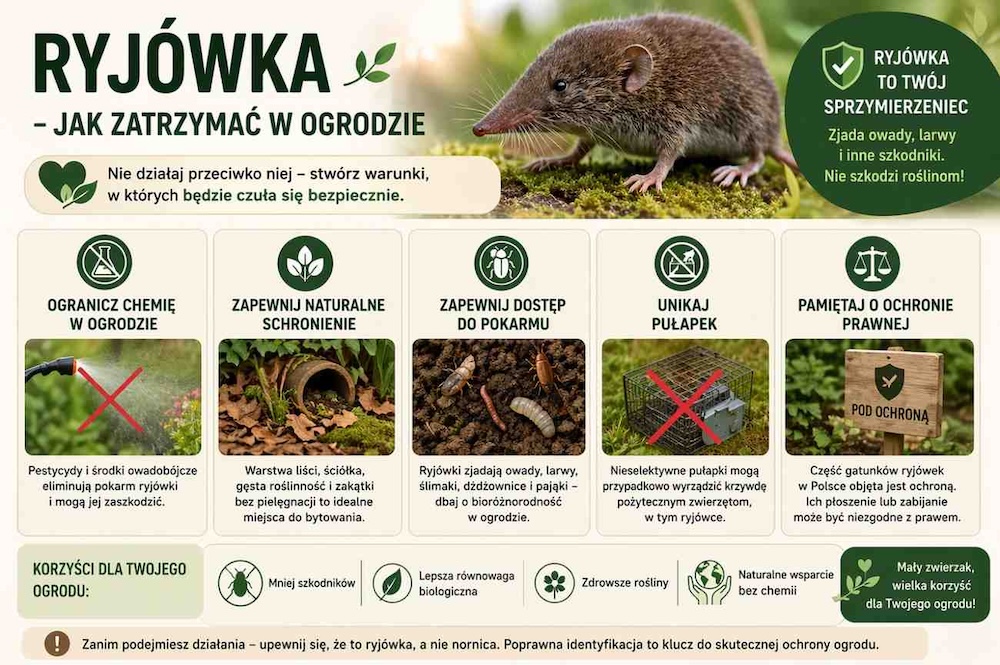 ryjówka a nornica - szkodnik czy sprzymierzeniec 