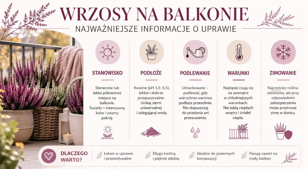 wrzosy na balkonie - dlaczego warto 