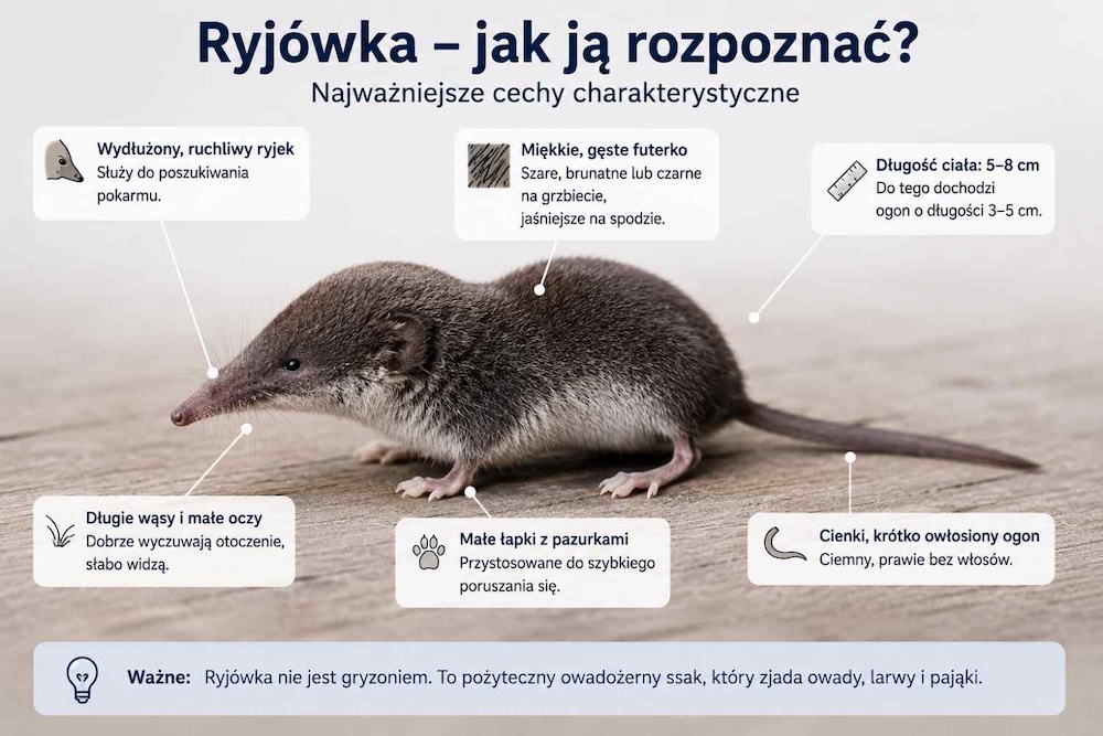 najważniejsze cechy ryjówki 
